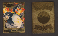 CUSTOM METAL CARD: Charizard VMAX - SV107/SV122